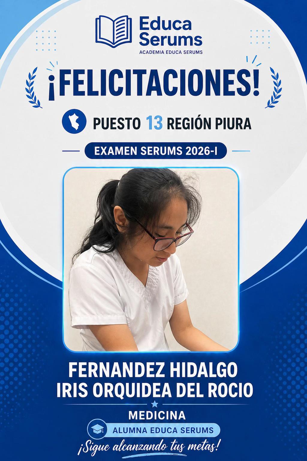 13 puesto medicina
